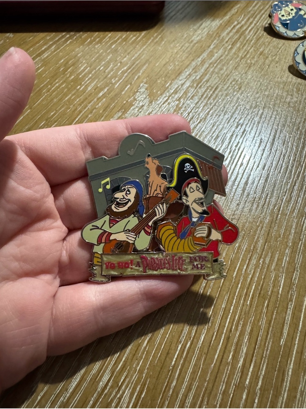 Disney Artist Attractions Songs Pin- Yo Ho! A Pirate's Life for Me LE 2500 Pin